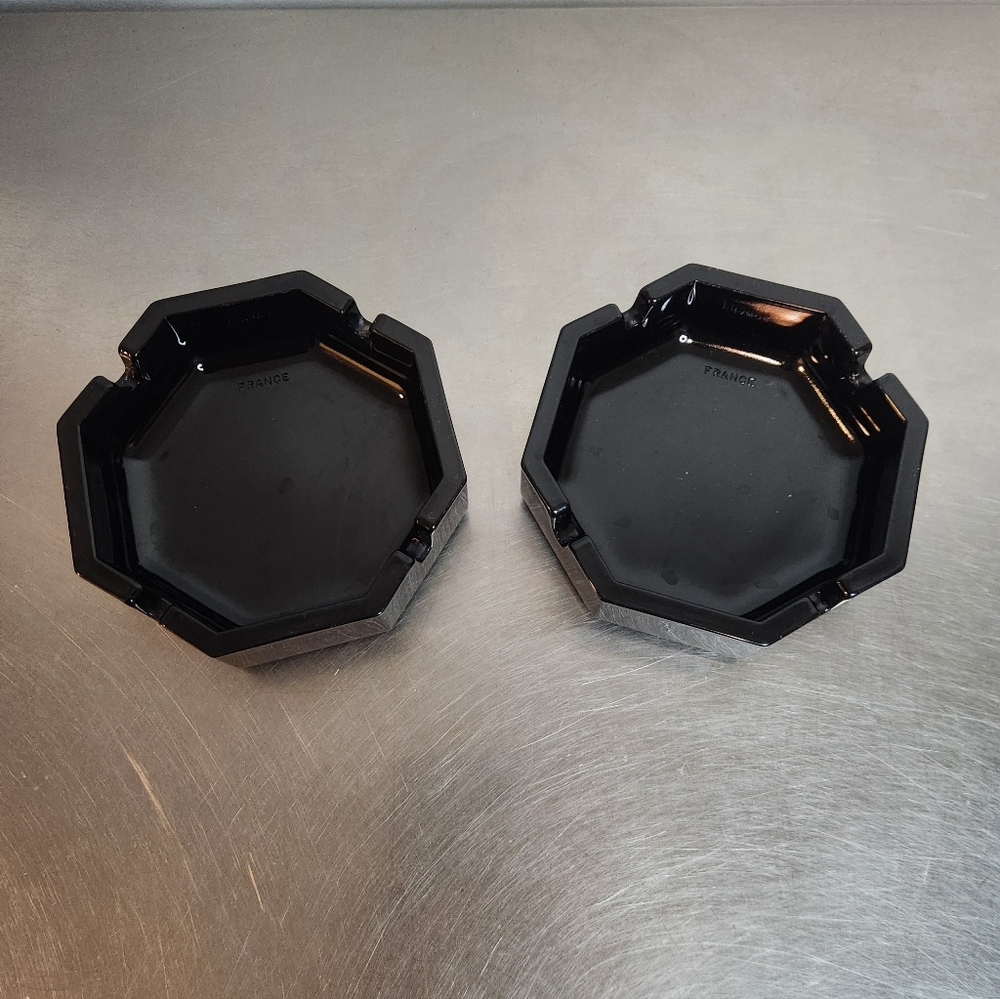 Arcoroc Ashtrays (2) Made In France